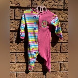 ▪️ 10/$25- Cocomelon Cotton Zip Footed Sleeper